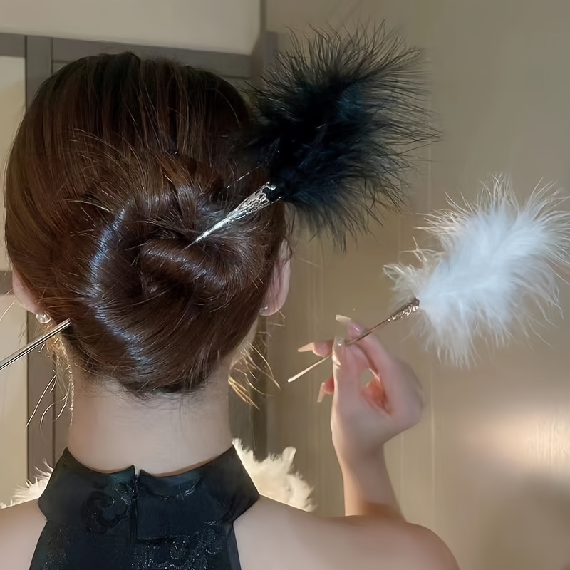 Feather Hair Accessories - Temu