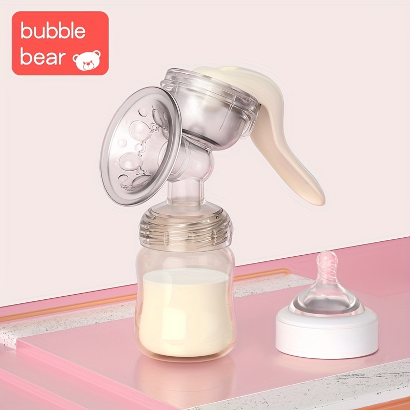 Manual Breast Pump with Strong Suction, Painless Milk Collection Device