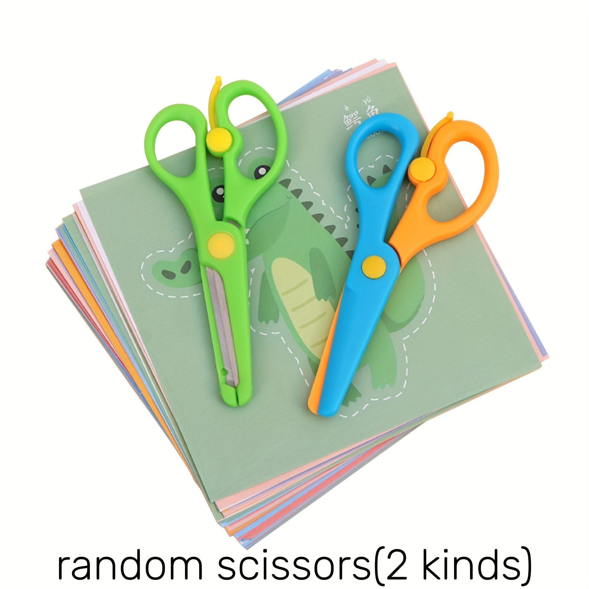 Cute Cartoon Plastic Safety Scissors for Kids Children -  Denmark