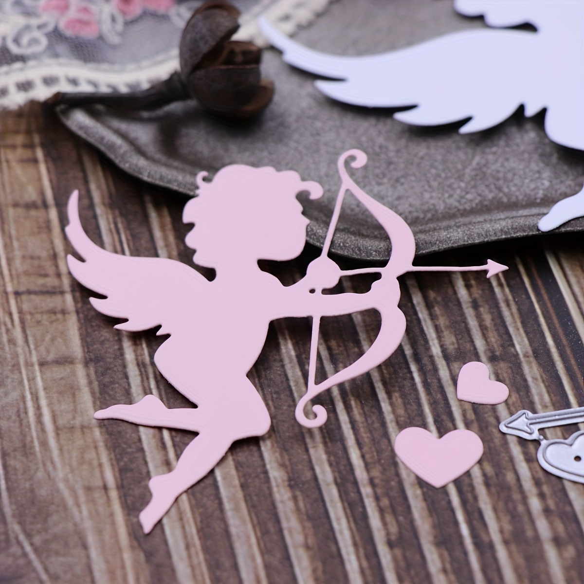 ¡NUEVO CALIENTE! Día de San Valentín Cupido Arco y Flecha Cupido Accesorios  Cupido Forma de Corazón Nudo de Arco Cupido Disfraz de Halloween