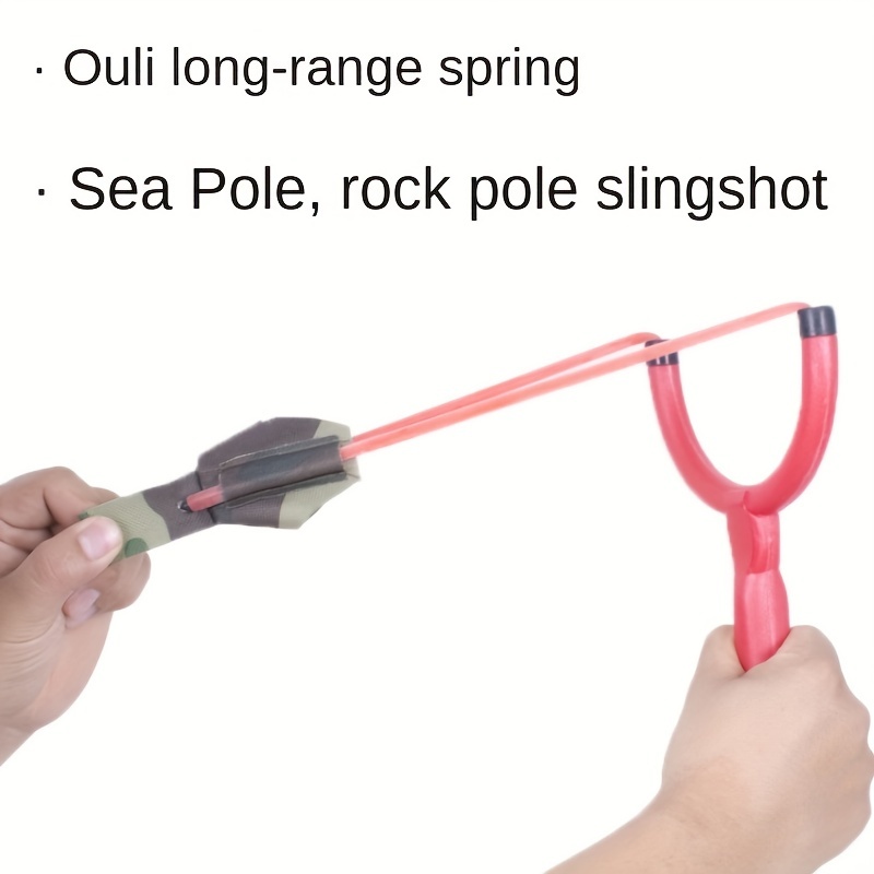 Outdoor Fishing Bait Thrower, Fishing Slingshot Bait Thrower, Simple  Long-range Food Throwing Device, Rubber Band Slingshot Sea Fishing  Accessories
