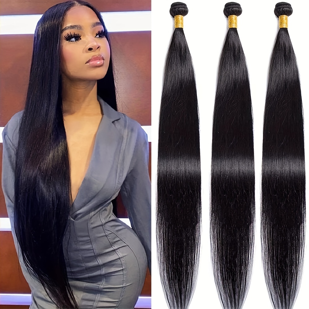 Long Straight Hair Extensions For Women Clips In Straight - Temu