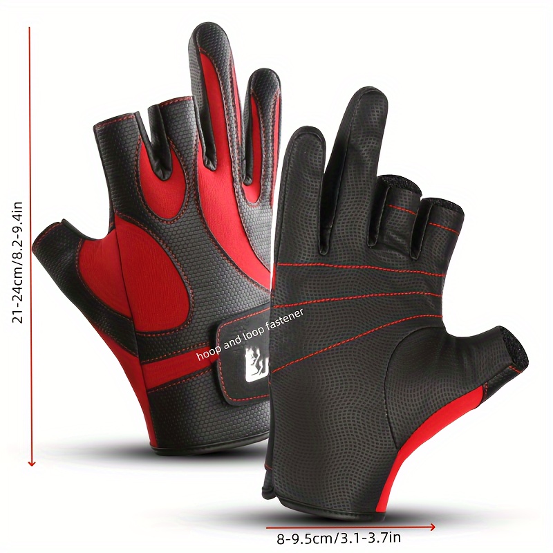 Anti Slip Half Finger Fishing Gloves