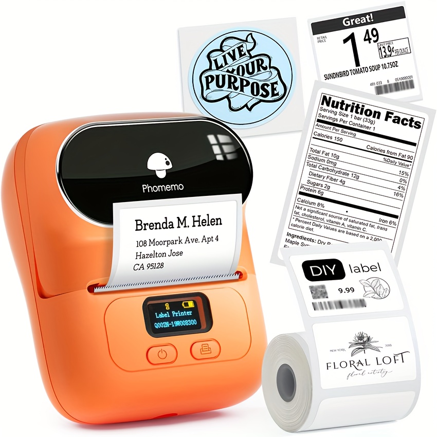 Omabeta étiqueteuse thermique Mini-imprimante d'étiquettes