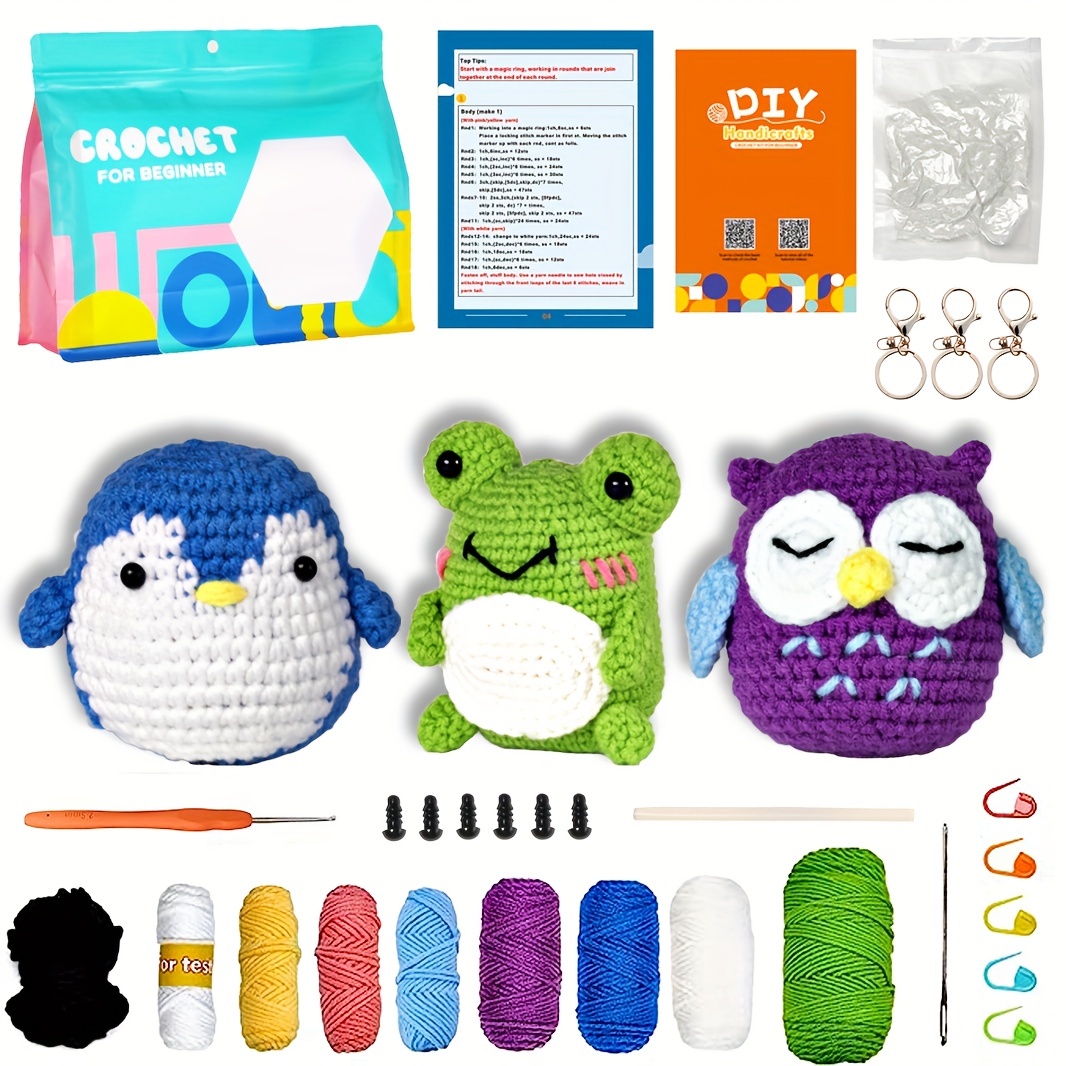 New Crochet Material Package Contains English Instruction - Temu