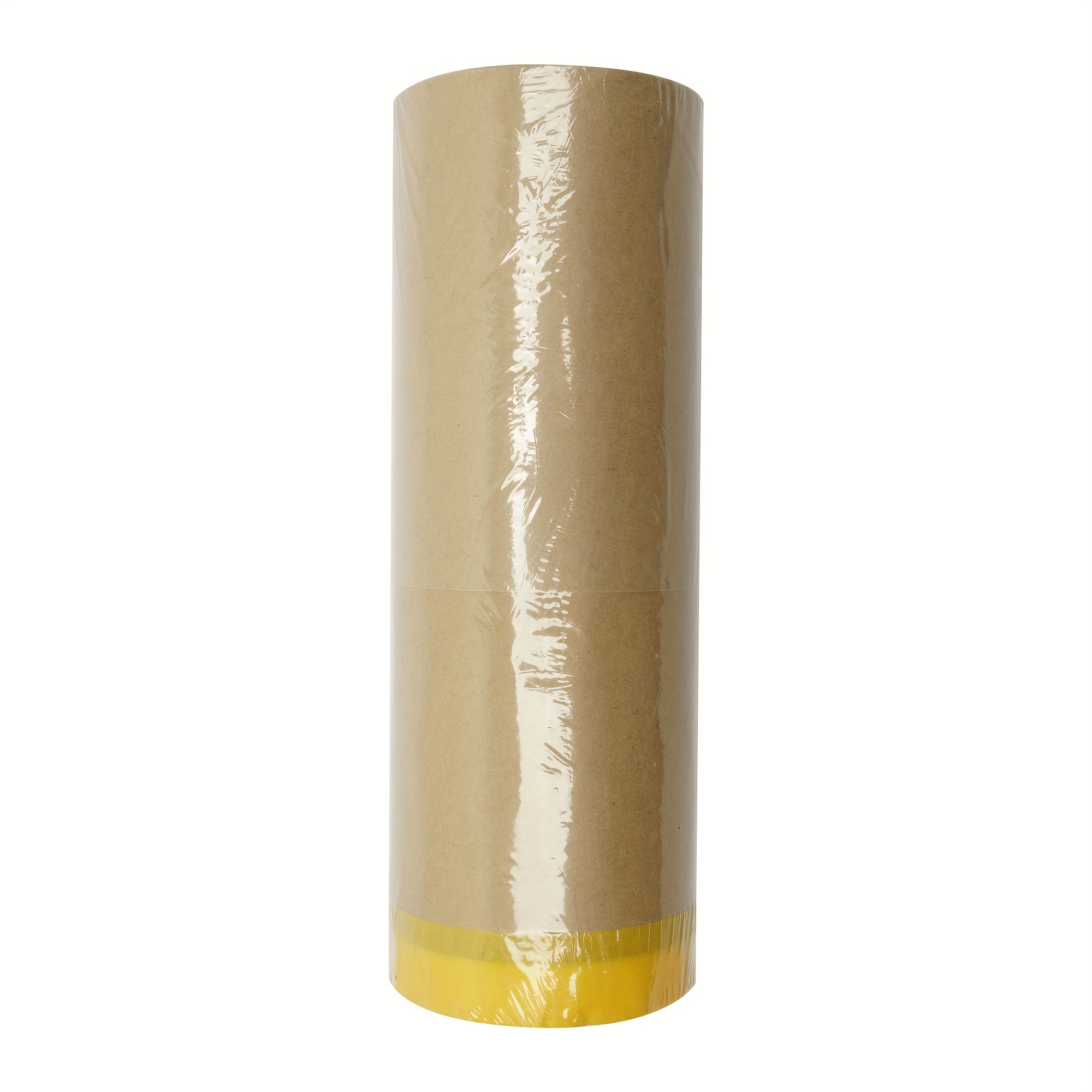 3 Rolls Pre-Taped Masking Paper For Painting, Tape And Drape Painters  Paper, Paint Adhesive Protective Paper Roll For Covering Skirting, Frames,  Cars