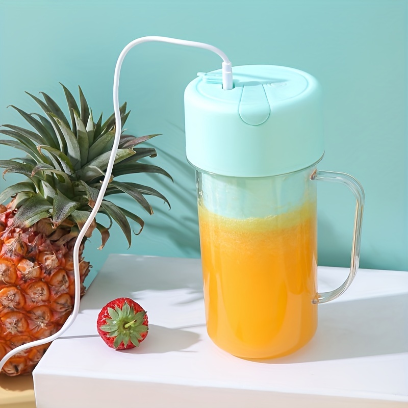 Portable Blender Mini Juicer Machine Rechargeable Juice Smoothie Blender  Electric Fruit Mixer Orange Milkshake Juice Extractor