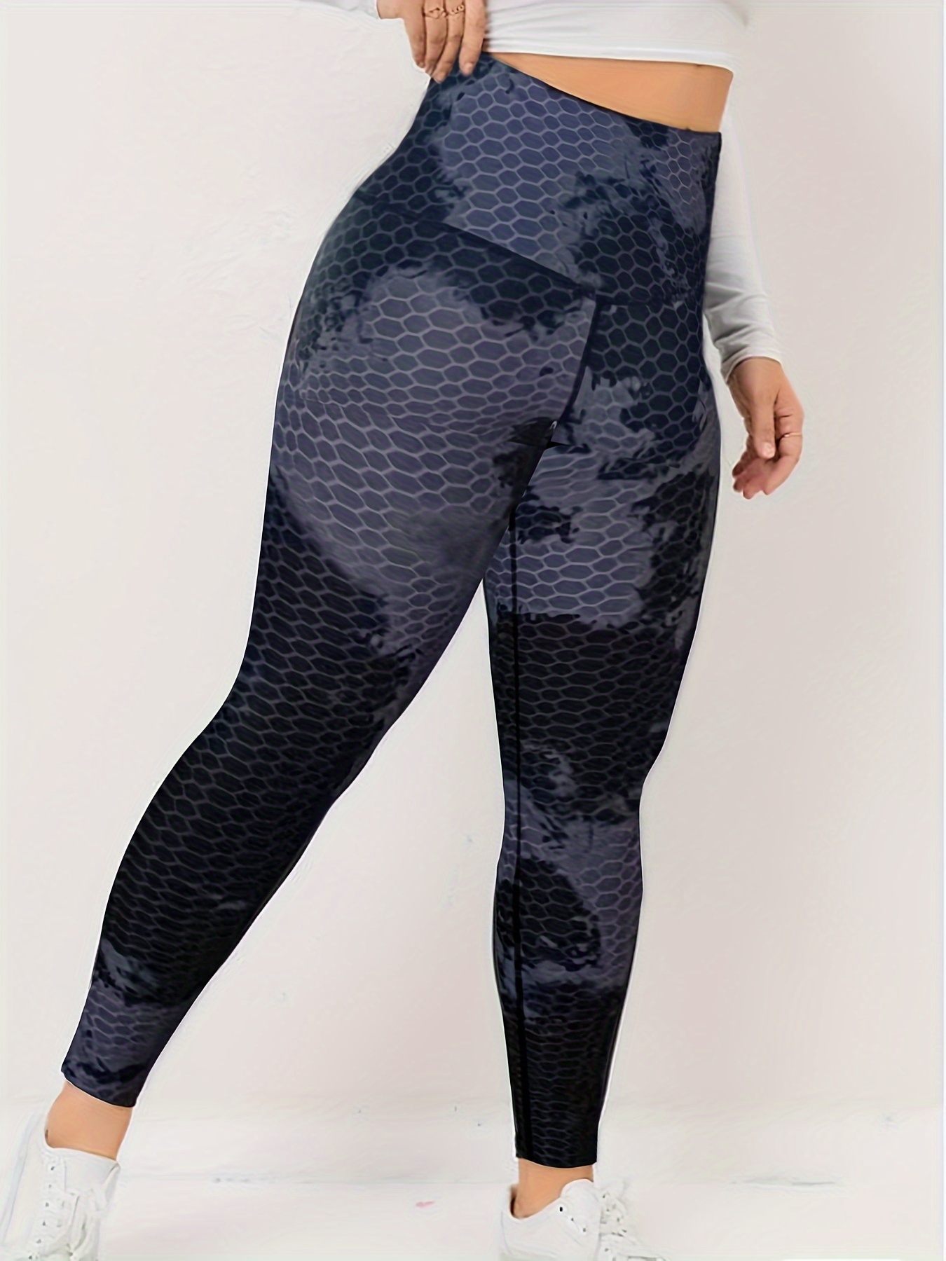 Camo High Stretch Yoga Pants Slim Fit Fitness Cropped - Temu