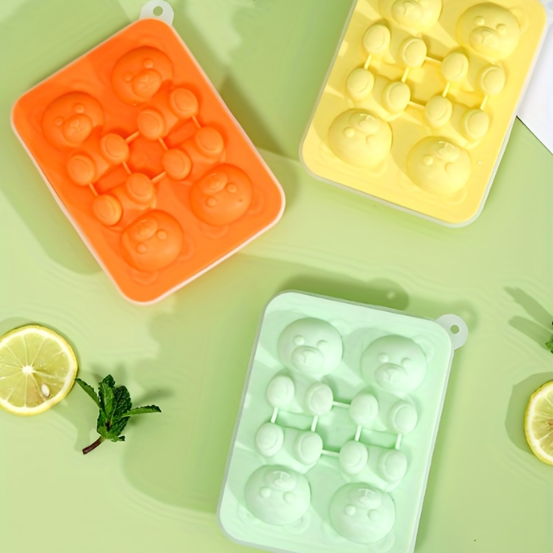 Mini Flexible Bottom Ice Tray Ice Cube Mold Household - Temu