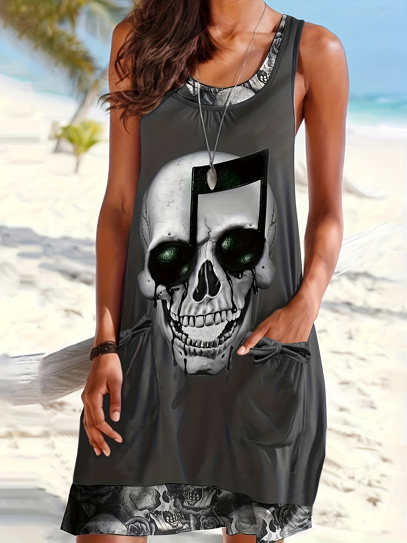 Plus Size Halloween Gothic Underwear Set Women's Plus Skull - Temu