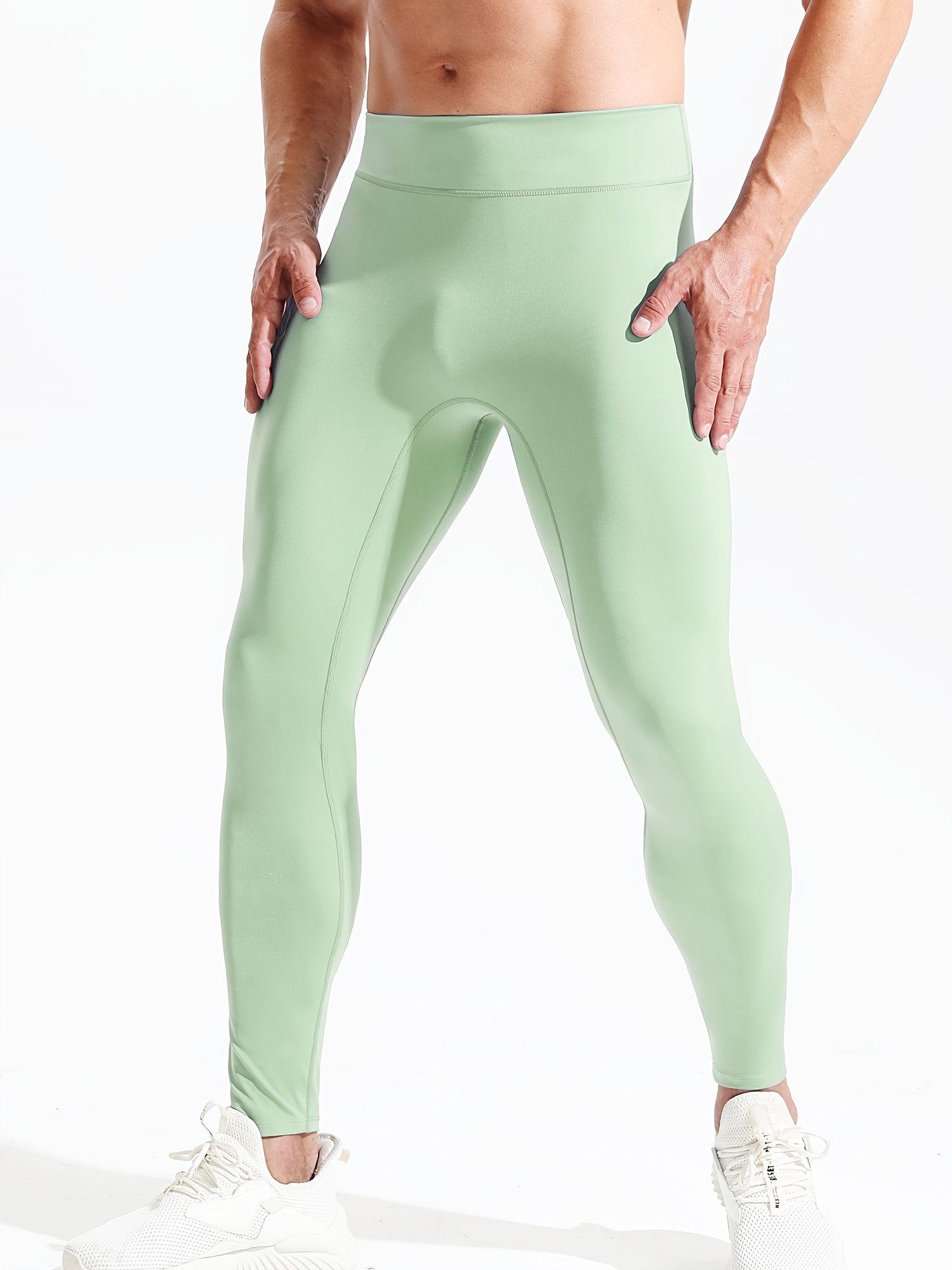 Lime green 2024 compression pants