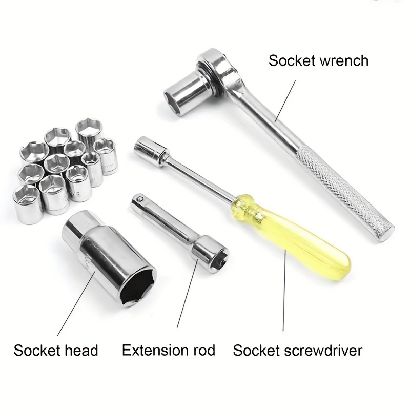 Goxawee Universal Socket Wrench Set Professional Socket Set - Temu