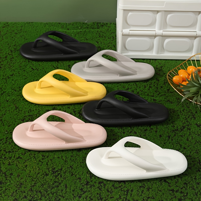 Women's Thick Sole Flip Flops Anti Skid Slides