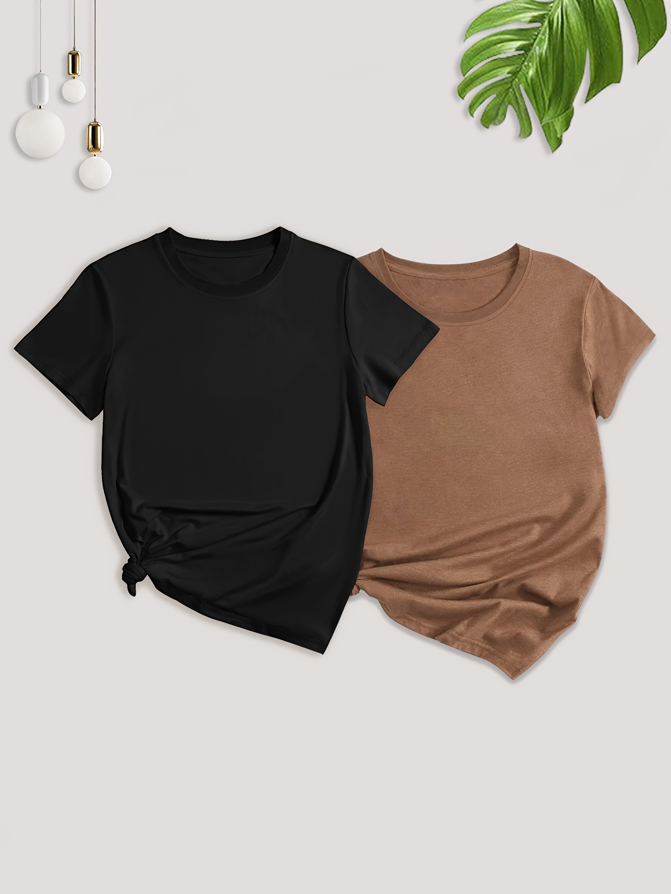 Juego 3 Camisetas Básicas Talla Grande Mujer - Temu