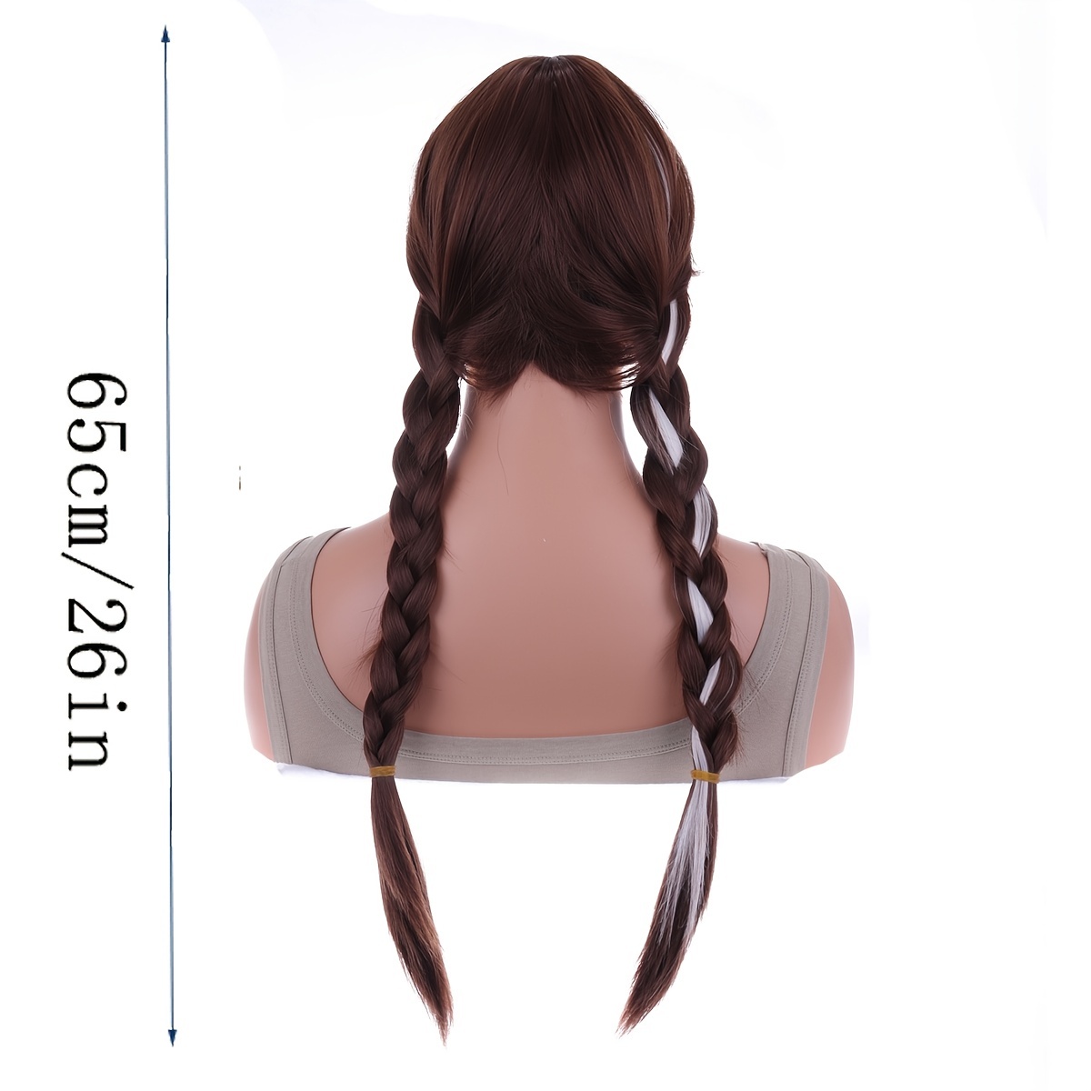 Long Curly Double Ponytail Synthetic Wig For Cosplay