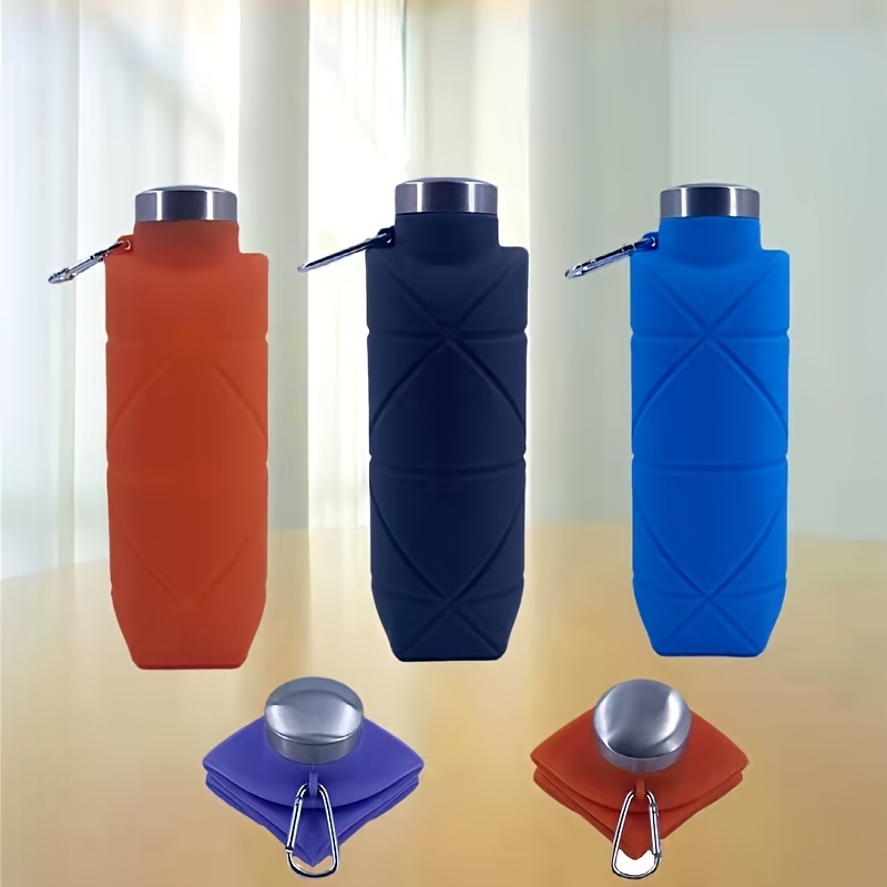 Foldable Water Bottle Collapsible Travel Water Bottle - Temu