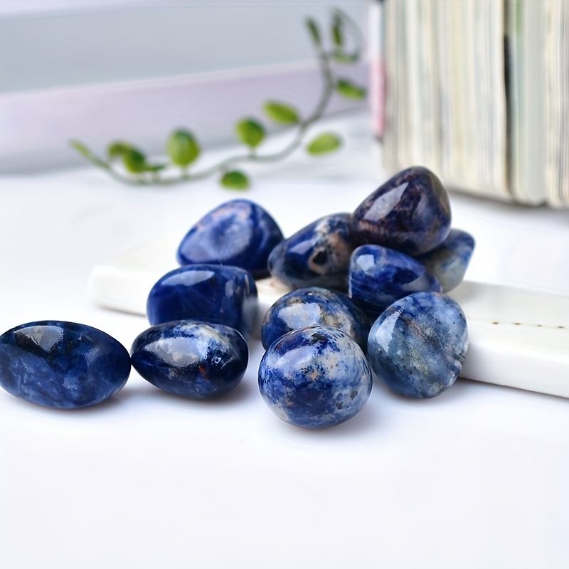 Sodalite Smooth Stones, Shop Healing Sodalite Crystals & Gemstones