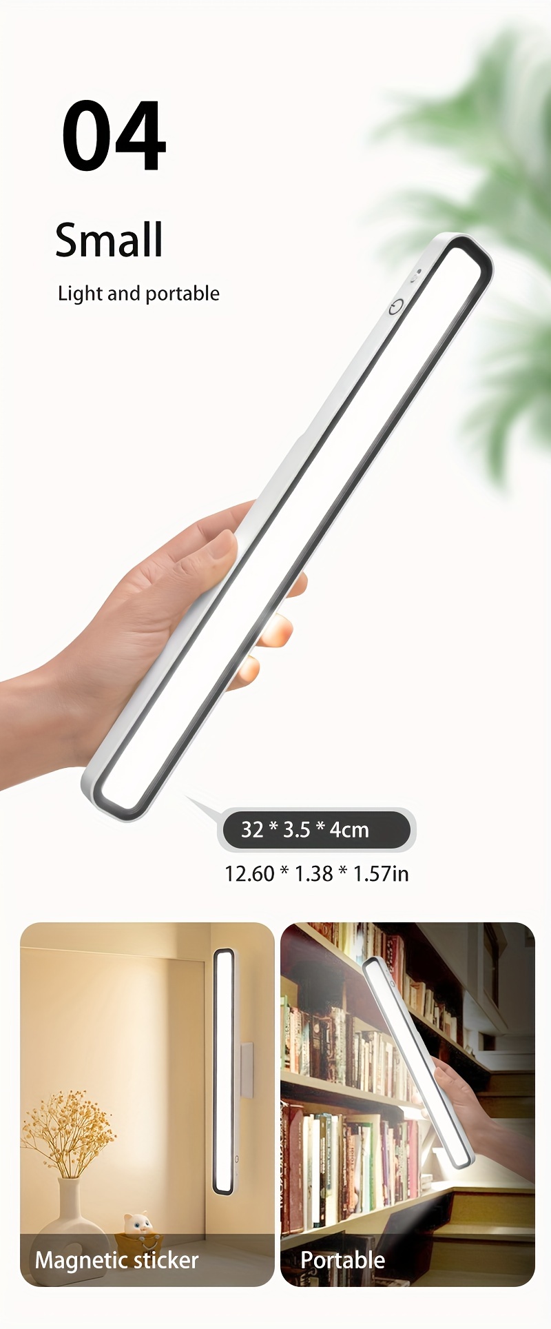 Led Reading Light Usb Rechargeable Working Light Temu