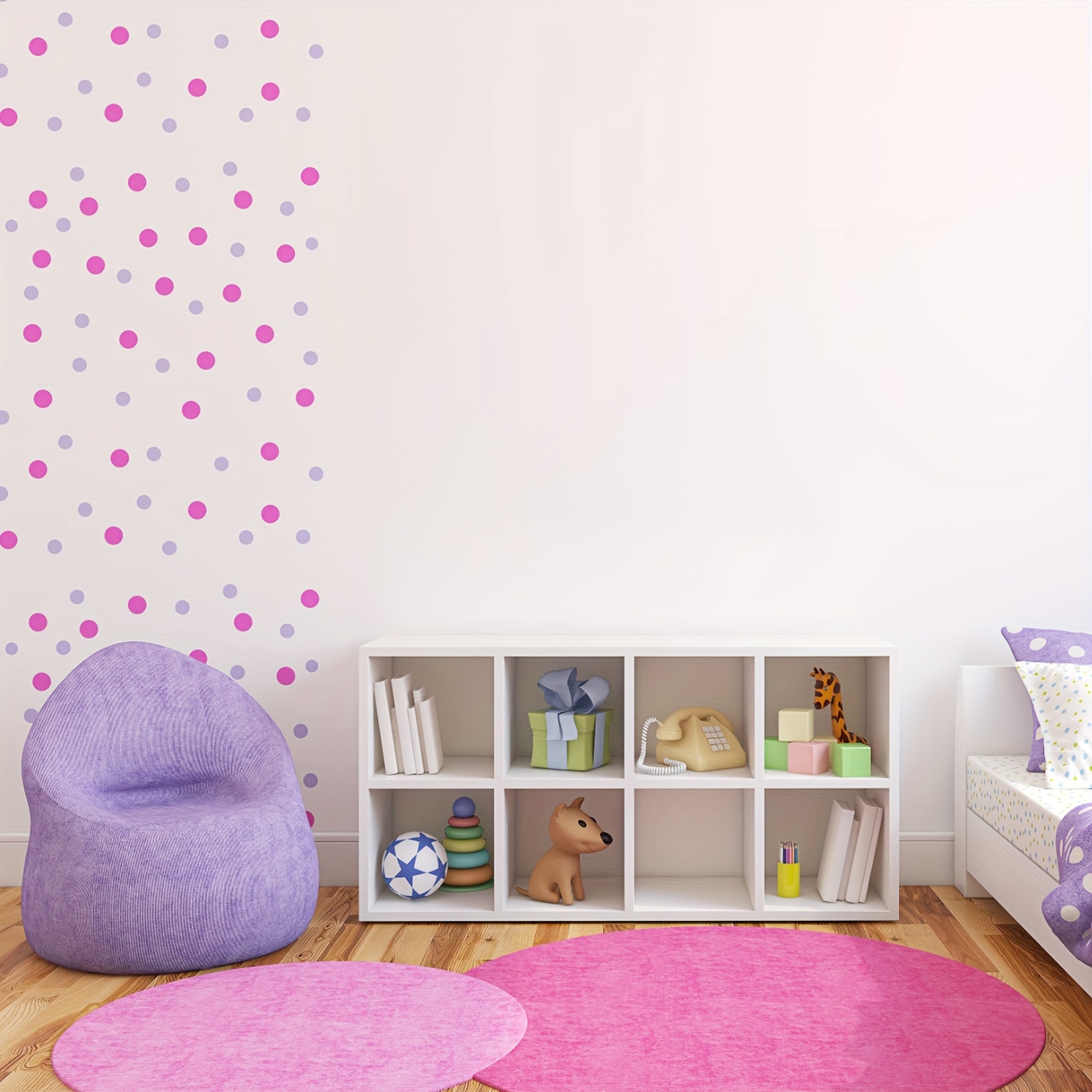 Polka Dot Wall Stickers Round Wall Stickers For Classroom - Temu