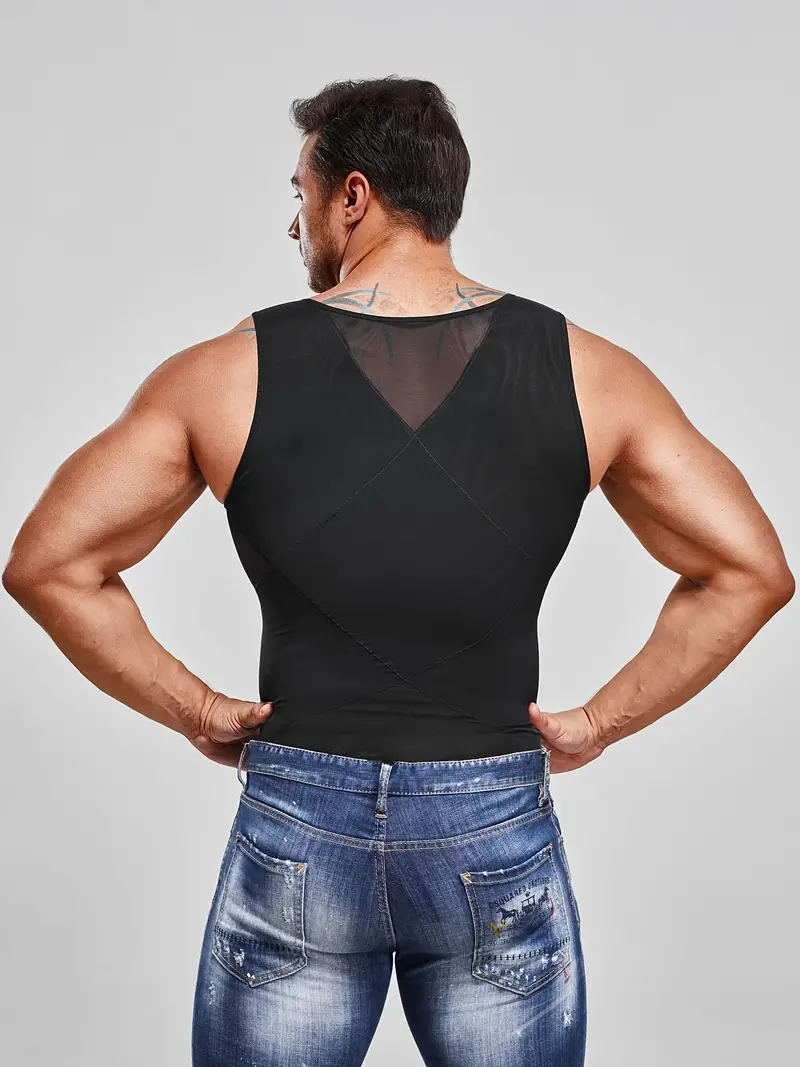 Scarboro Men's Compression Shirt Body Shaper Slimming Vest - Temu United  Arab Emirates