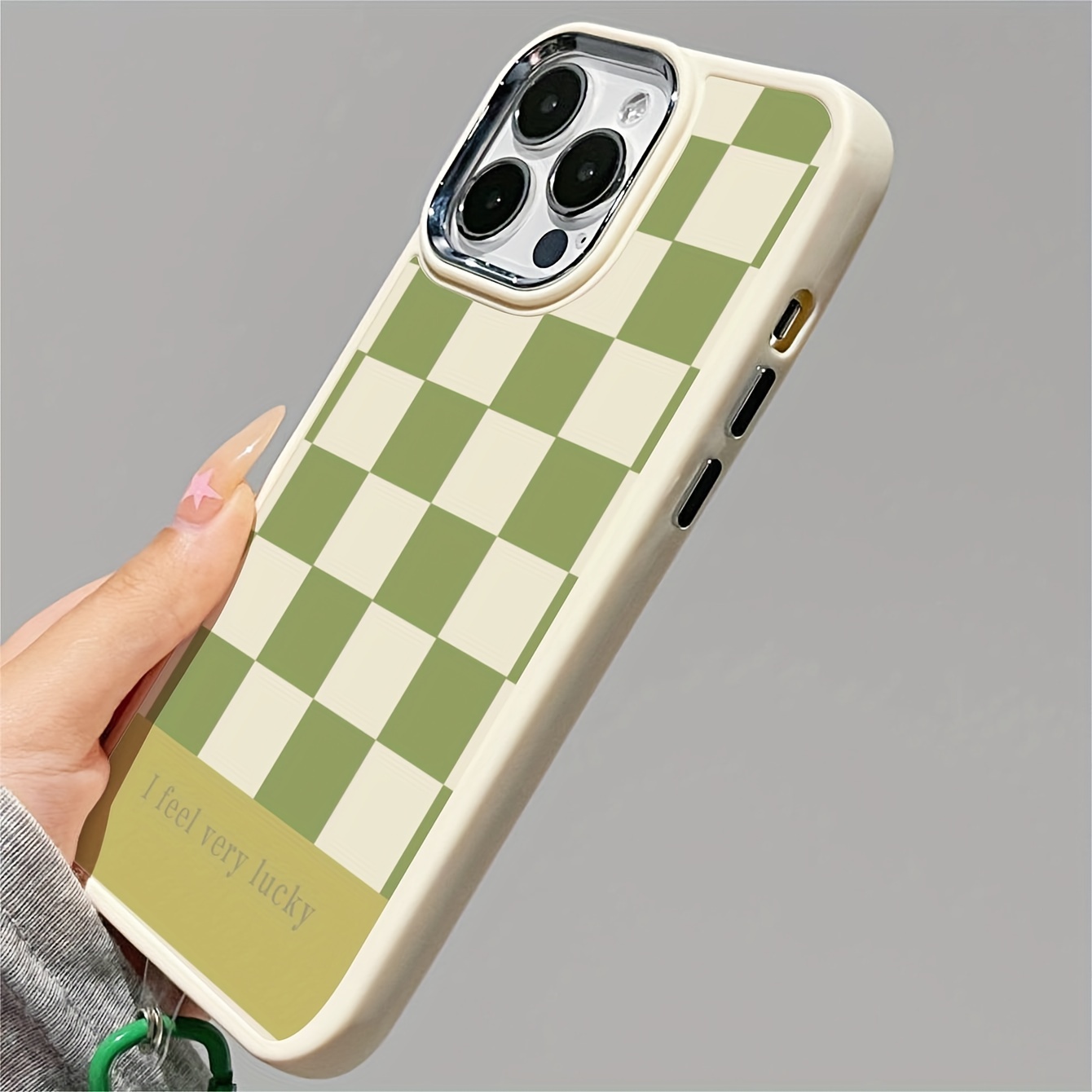 Capa xadrez xadrez xadrez para iPhone 15, 14, 13, 12 Pro Max, Mini
