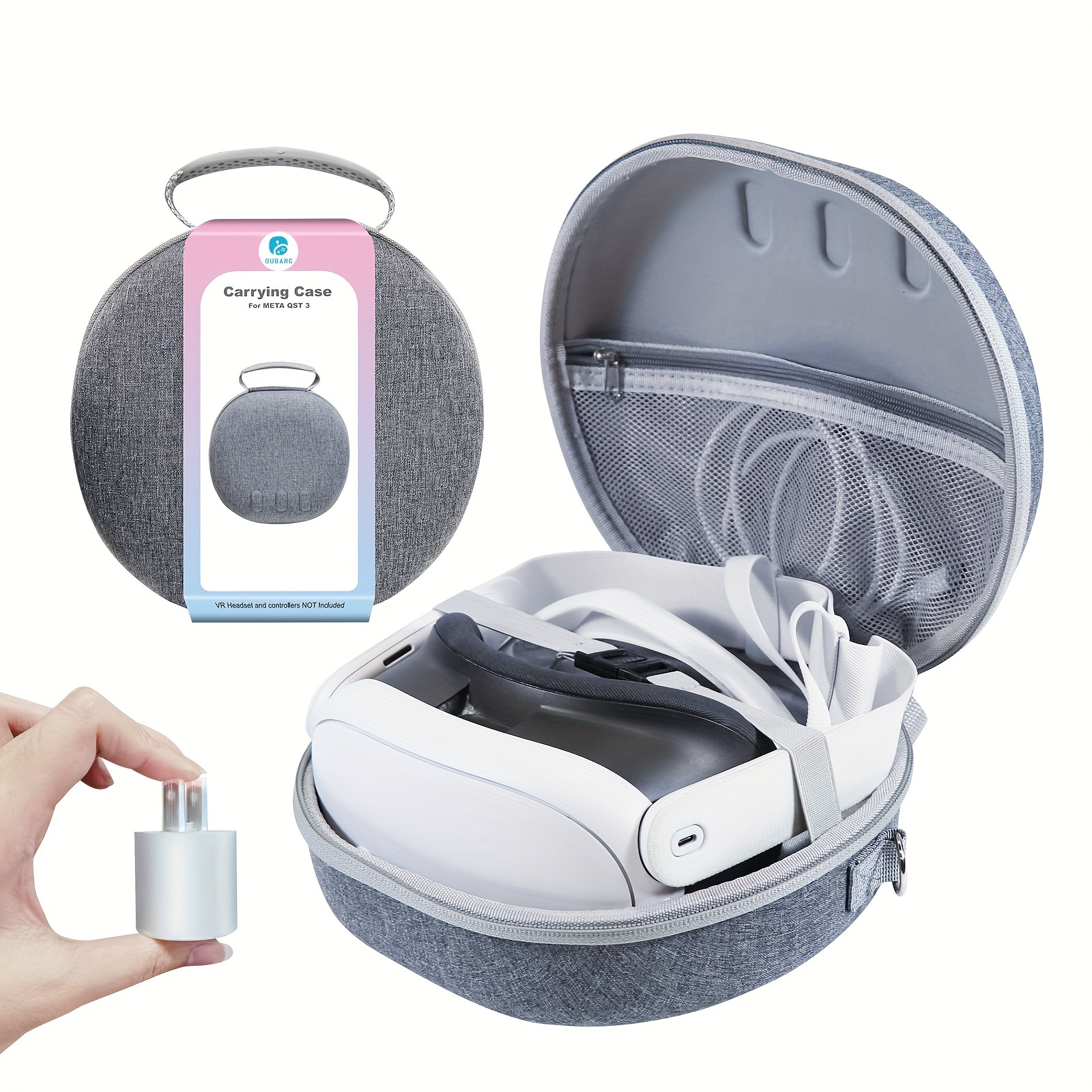 Accesorios para auriculares para juegos, gafas VR, caja protectora, Estuche  de transporte para Meta Quest 3 – Los mejores productos en la tienda online  Joom Geek