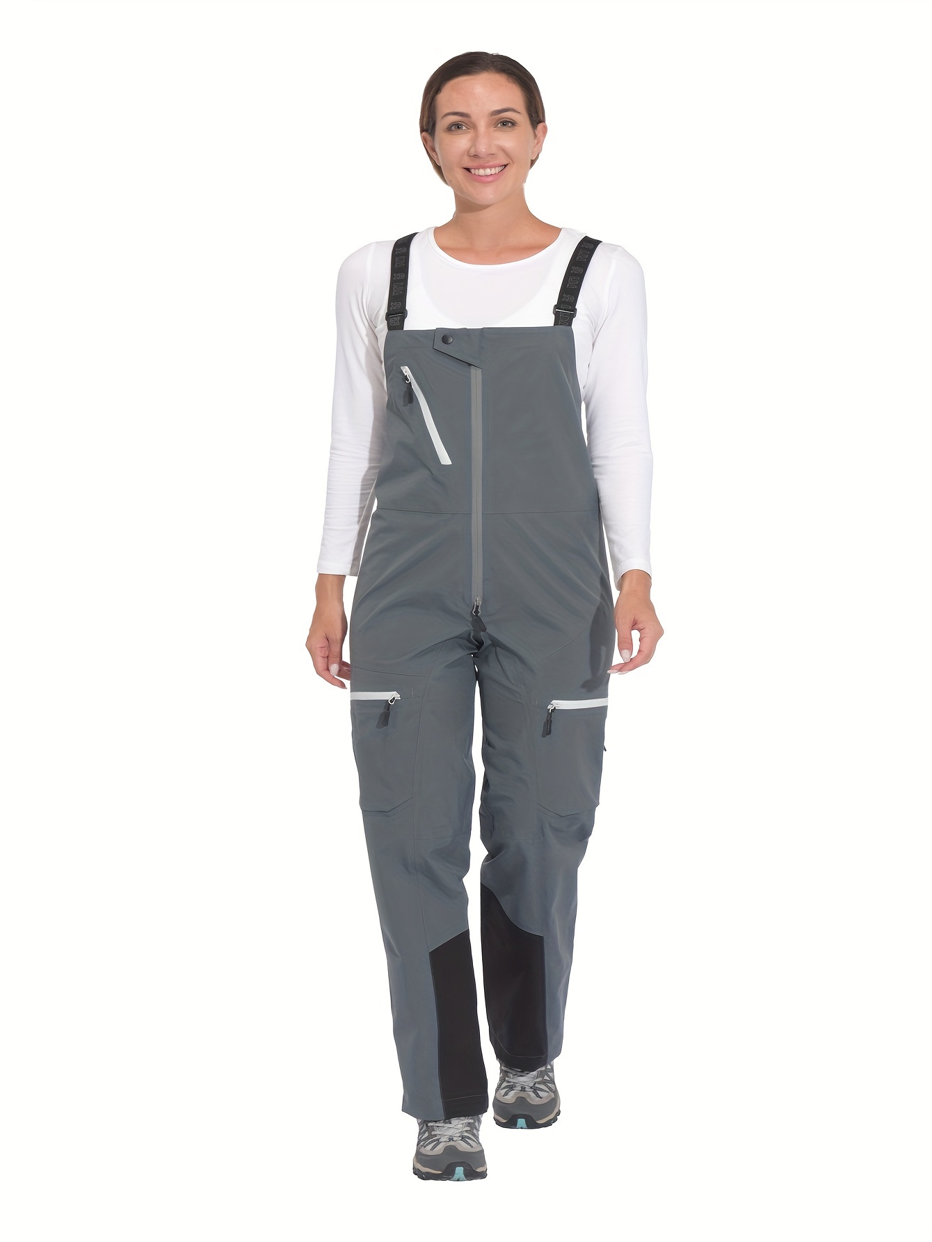 Waterproof Windproof Snow Pants Detachable Suspenders - Temu