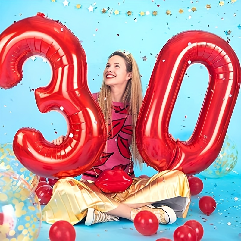 Ballons en aluminium pour rouge à lèvres, maquillage, thème Spa, décor de  fête d'anniversaire, joyeux anniversaire