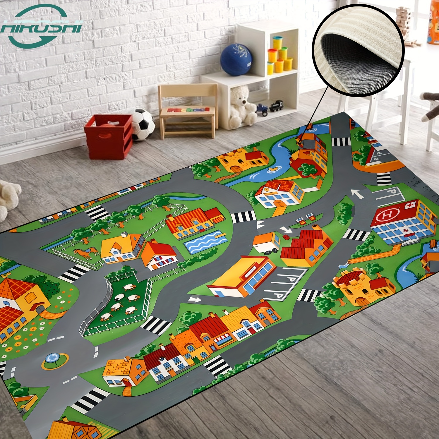 ANIMAL ALPHABET Art Mat, Colorful Vinyl Kids/baby Floor Mat, Mulitcolor,  Waterproof Floor Mat, Vinyl Area Rug, Home Ideas, Nursery, Playroom -   Denmark