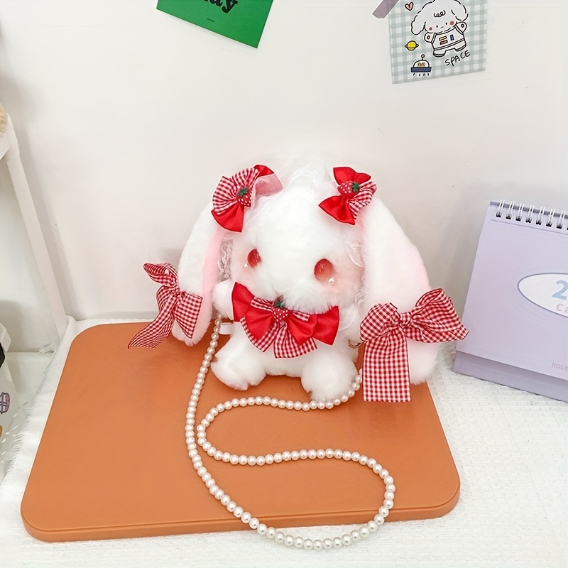 Lolita Girls Cute Rabbit Plush Doll Backpack Bunny Stuffed Plush