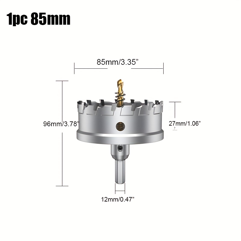 85mm on sale hole cutter