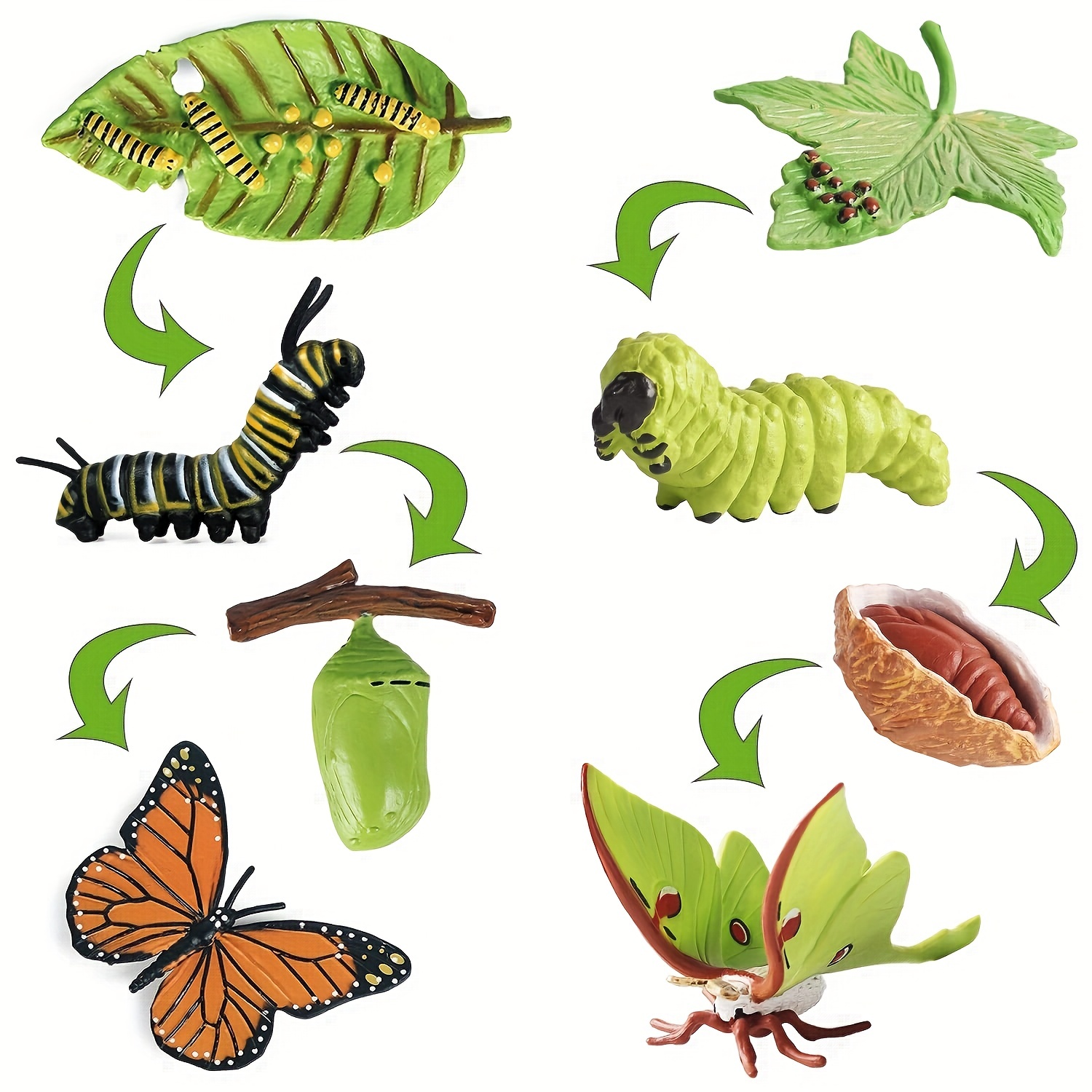 Juguetes de simulación de insectos realistas, figuras de animales, modelo  de mariposa, hormigas, Araña, abeja, figura de acción sólida, juguete para  niños, regalo - AliExpress