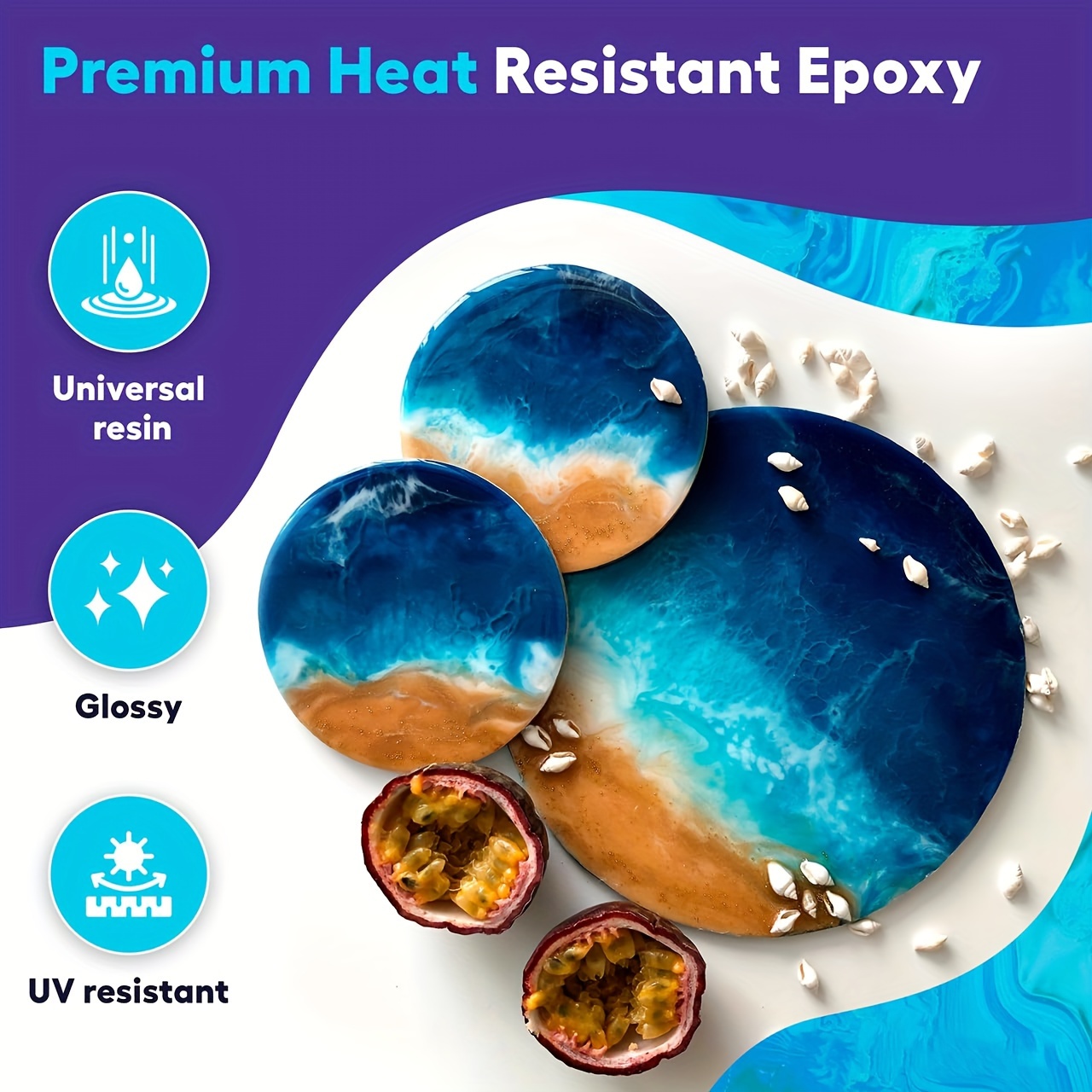 Odorless Epoxy Resin Kit Crystal Clear Resin Epoxy Kit Self - Temu
