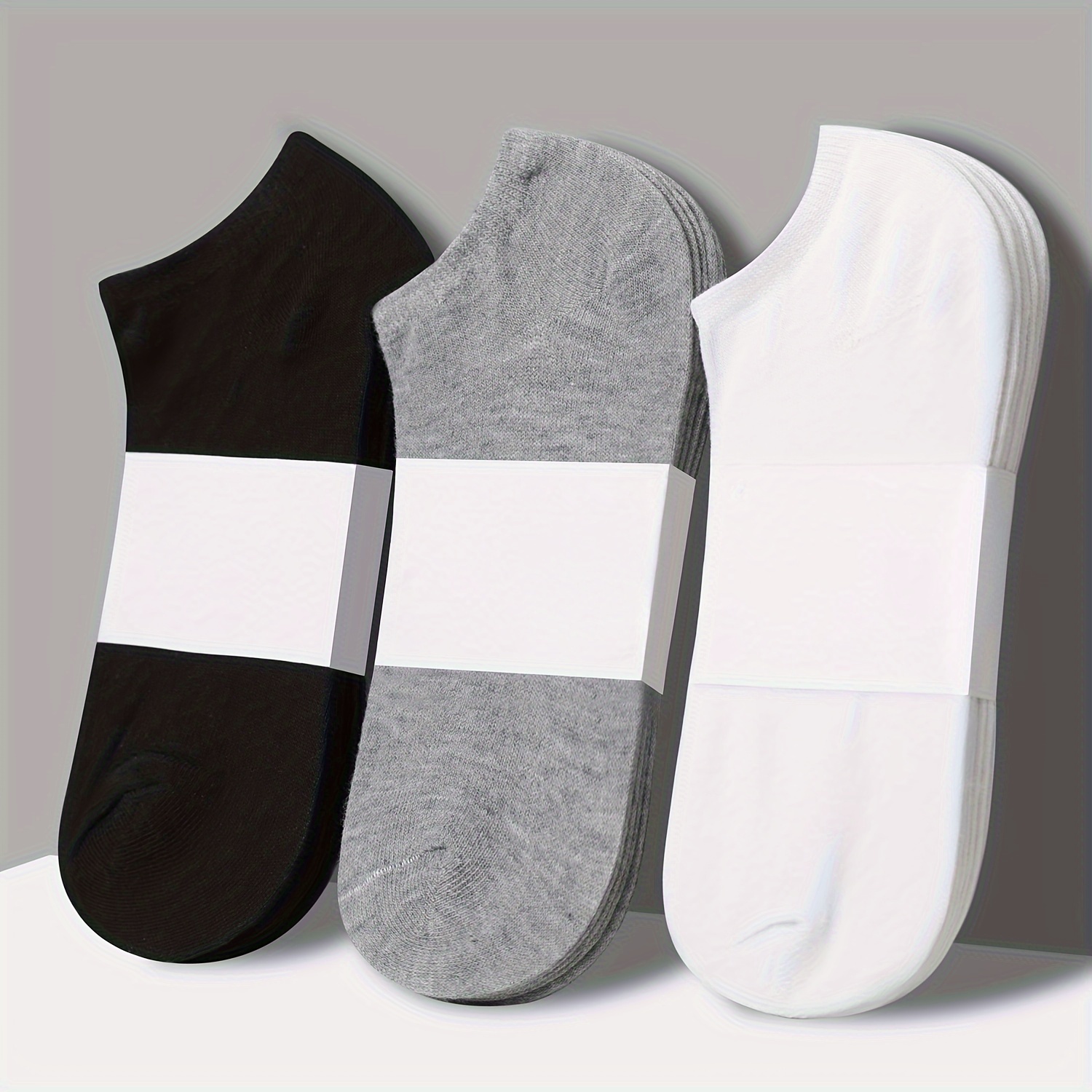 Paquete de Calcetines de Algodón Corte Bajo Deportivos Casual para Hombre  Mujer