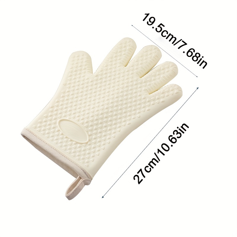 Microwave oven heat resistant reusable Baking gloves kitchen cooking bbq  gloves silicone oven mitt