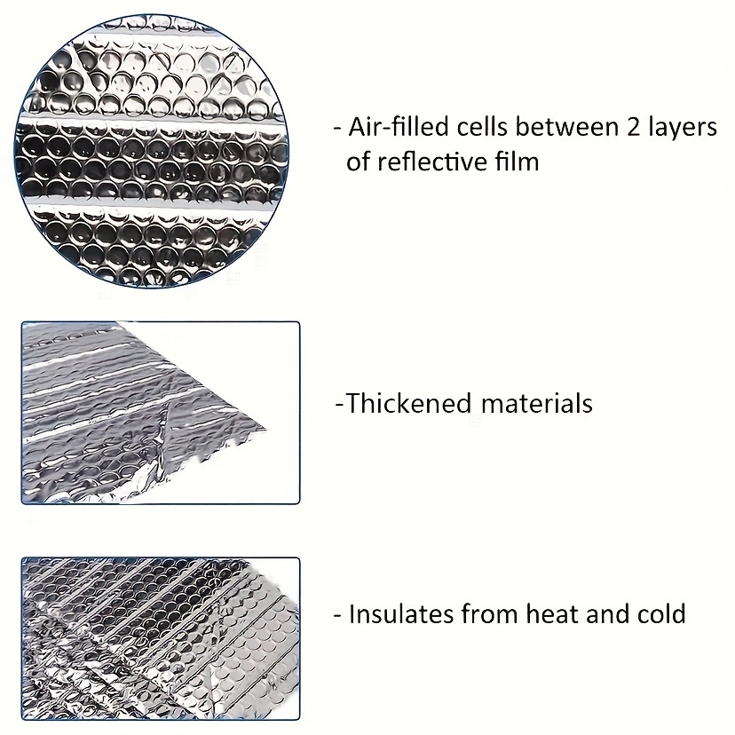 Reflective Insulation Foam Sheet For Winte r Double Side - Temu