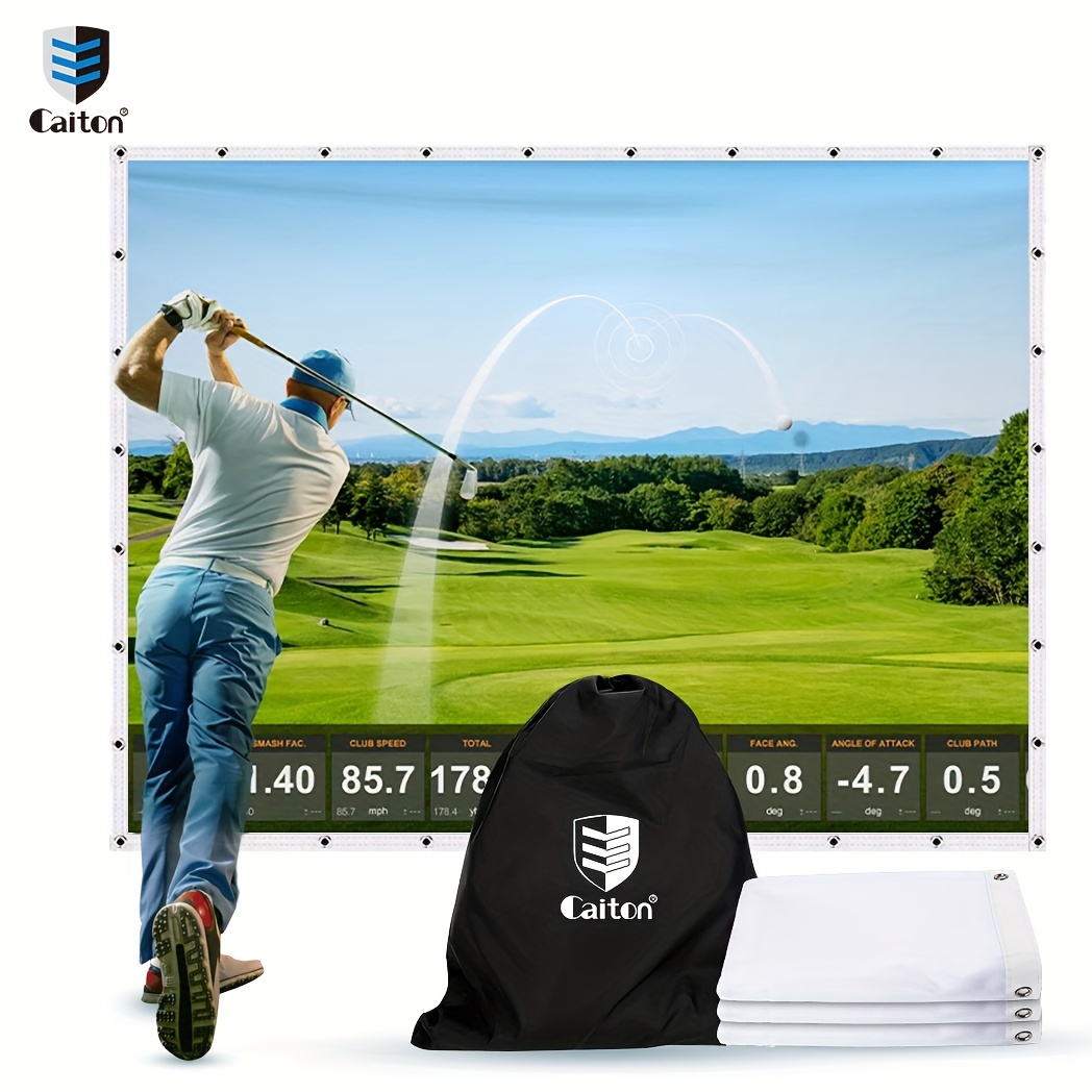 Golf Ball Simulator Impact Display Projection Screen Indoor - Temu
