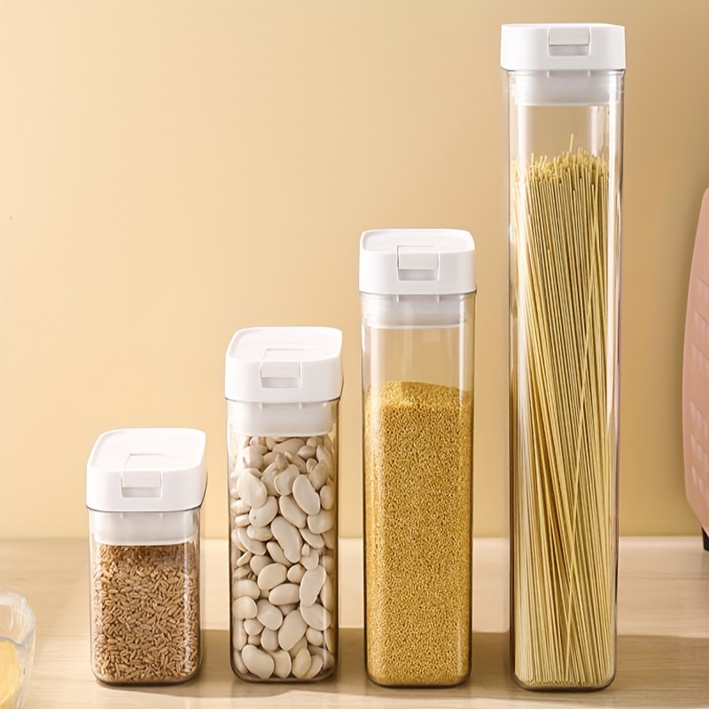 1pc Kitchen Dry Food Storage Container, Moisture-proof & Insect-proof  Grains Storage Box With Sealed Lid