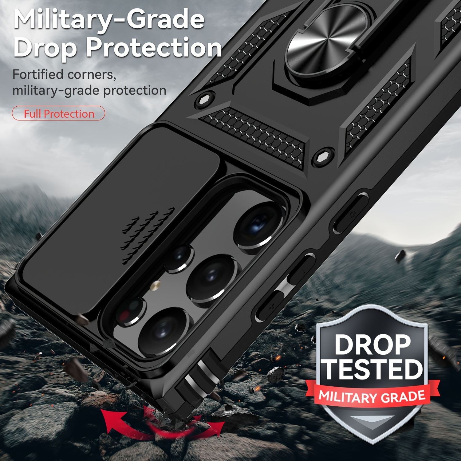 For Galaxy S23/s23+/s23 Ultrae Case Military Grade - Temu