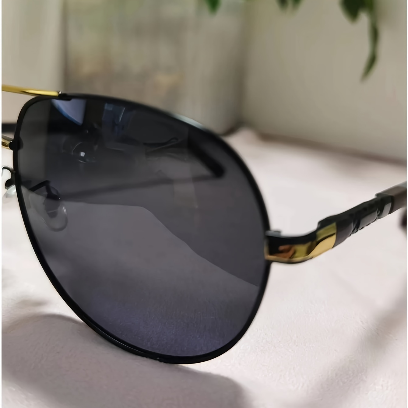 1pc Men's Square Rainbow Color Frame Sunglasses Suitable For Daily