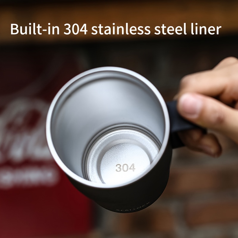 304 Stainless Steel Mug Double Layer Coffee Mug Milk Cup - Temu