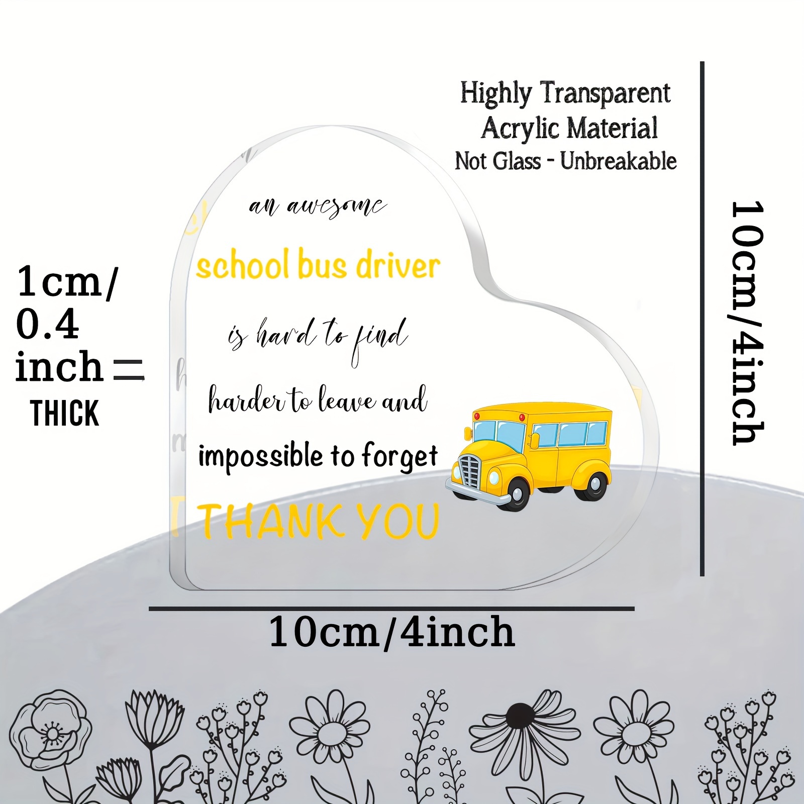 Thank You Gifts For School Bus Drivers Car Hanging - Temu