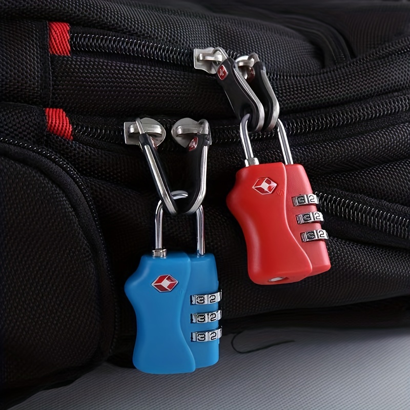 Candados de equipaje con cable aprobados por ANVIL por la TSA, candado de  combinación de 3 dígitos con candado de cable de acero aleado de zinc,  ideal para maletas de viaje, mochilas