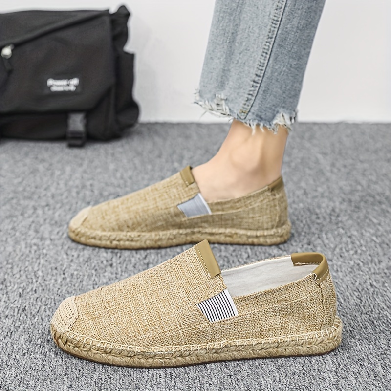 Men's Ripped Design Espadrilles Loafer Shoes, Casual Slip-on Shoes,  Comfortable Walking Shoes - Temu United Arab Emirates