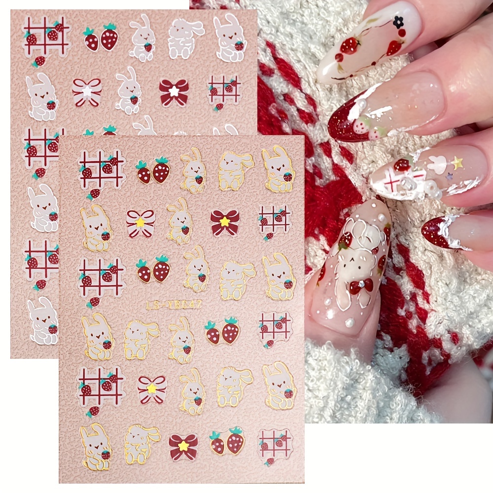 Cheap Nail Simulation Laser Butterfly Stickers 3D Stickers Waterproof Cute  Butterfly Nail Stickers