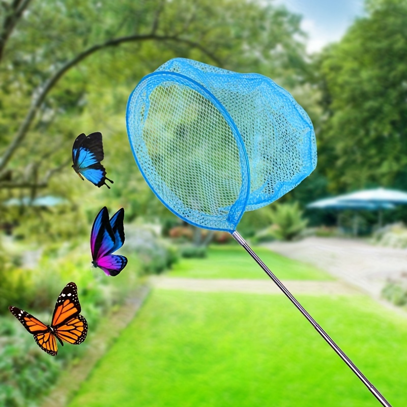 2pcs Retractable Fishing Nets - Stainless Steel, Foldable Bucket, Butterfly  Net - Perfect for Kids' Outdoor Fun at the Park, Beach, or Yard!