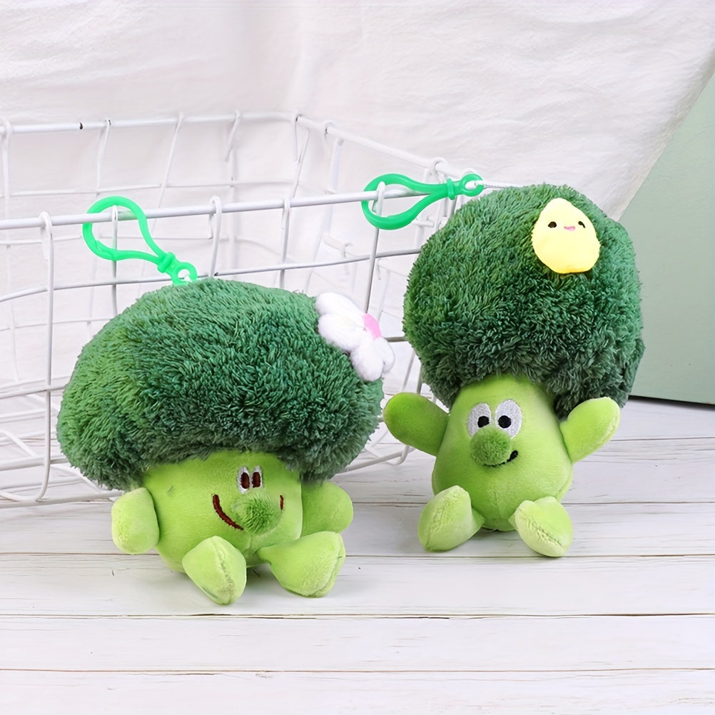 Temu Cartoon Cute Green Onion Keychain Plush Toy Green Onion Vegetable Doll Bag Pendant Gift Party Christmas Halloween Birthday Gift, Christmas Gifts