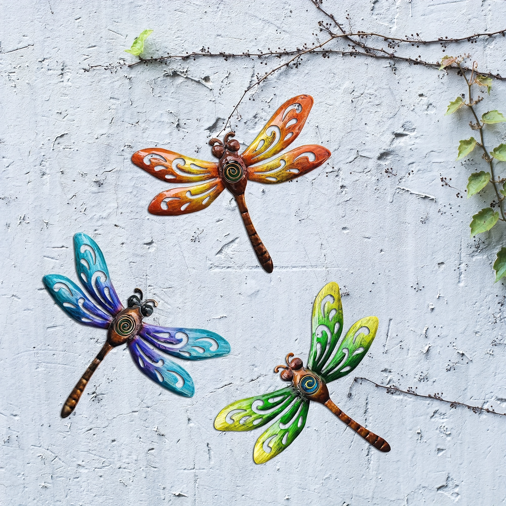 Beautiful Handmade Dragonfly Metal Wall Art - Perfect for Any Room or  Outdoor Space!