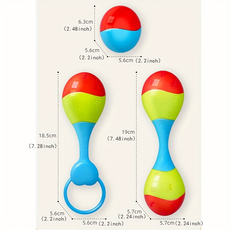 Maracas De Madera Para Bebé Recién Nacido Martillo De Arena - Temu Mexico