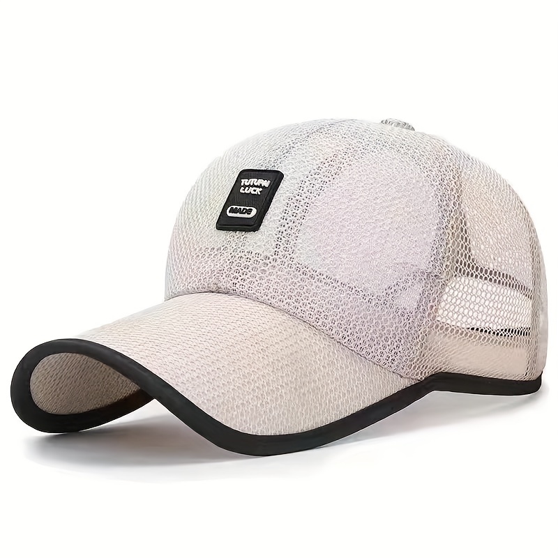 Breathable Mesh Baseball Cap For Men